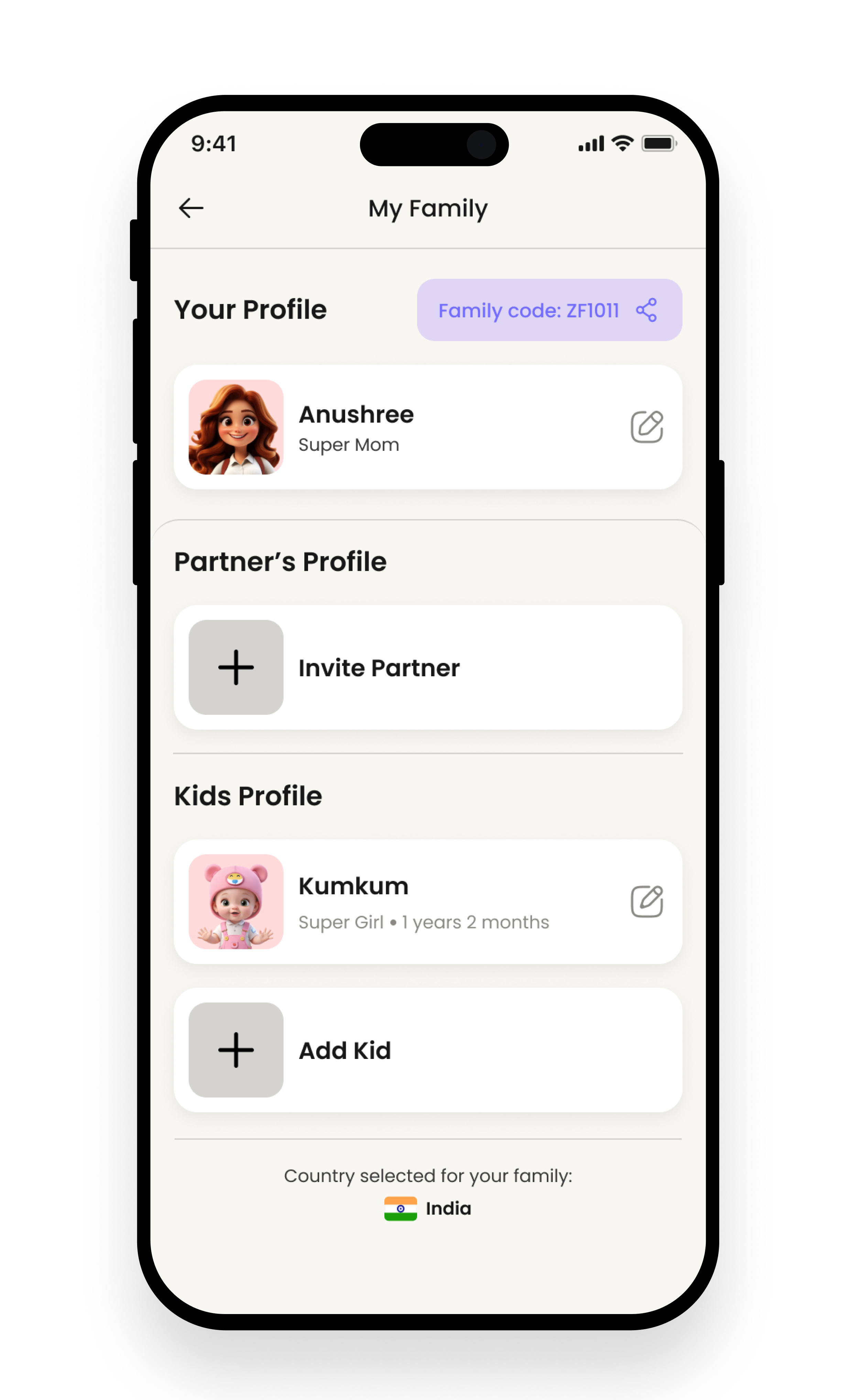 Zevo App - Settings