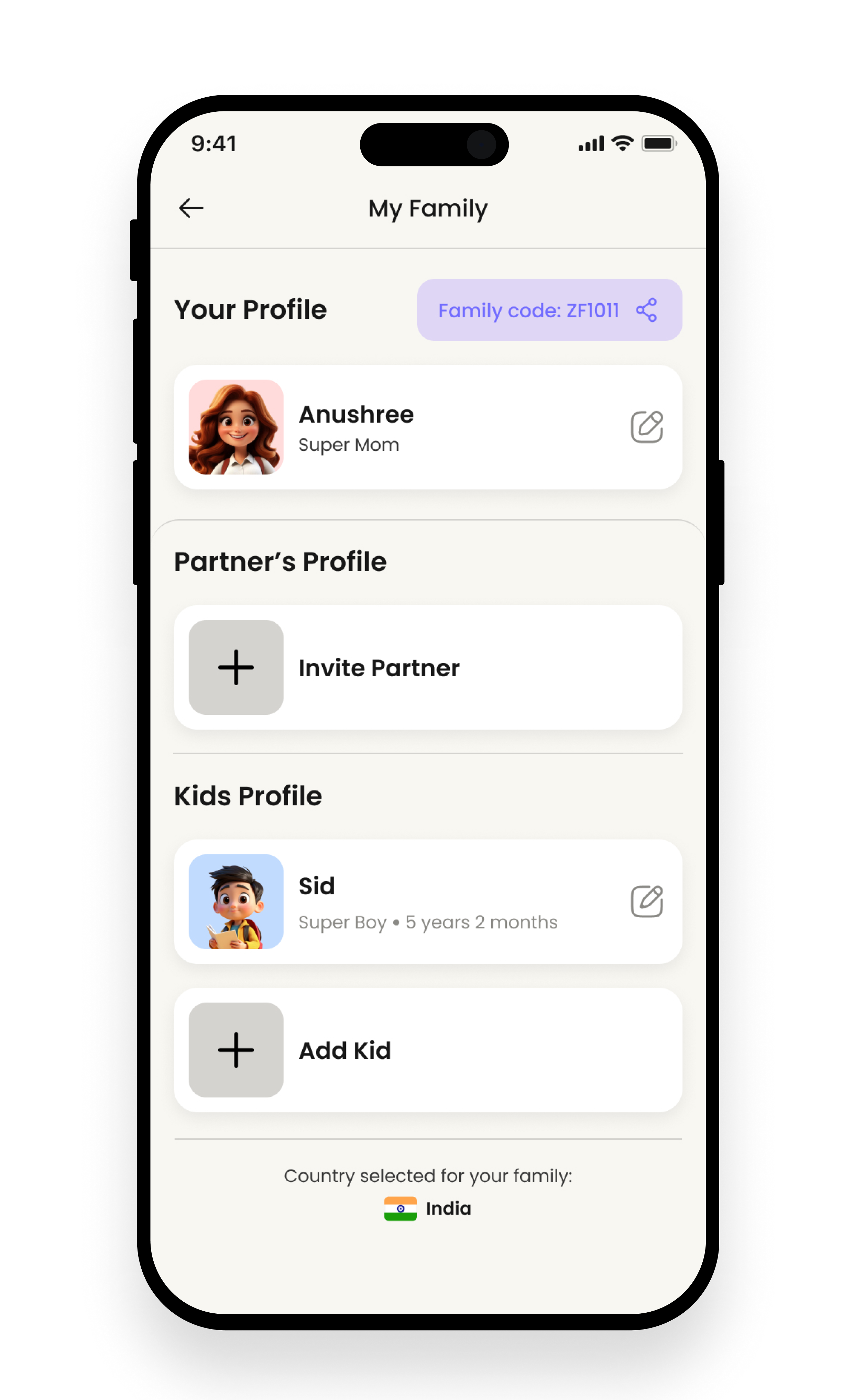 Zevo App - Settings