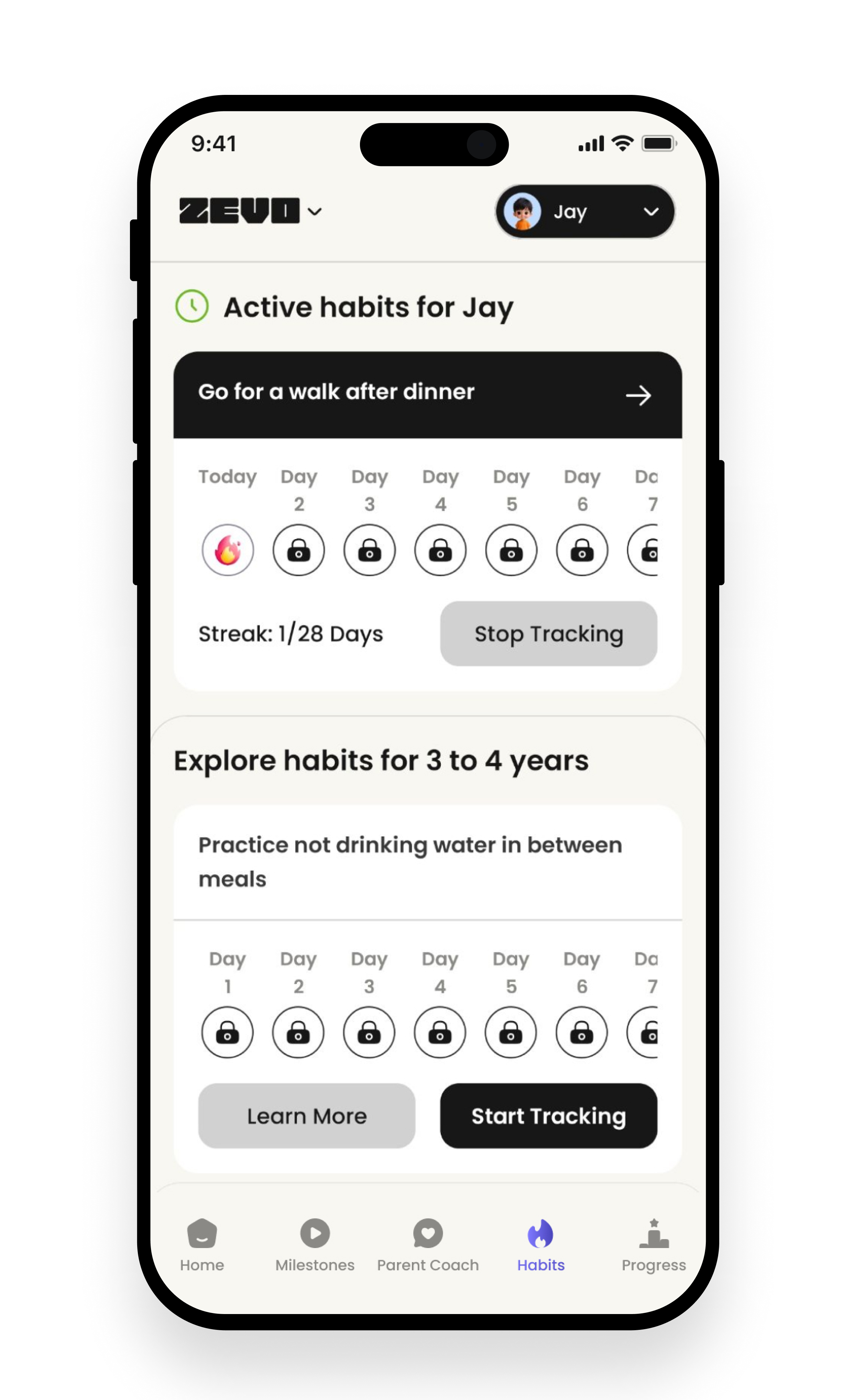 Zevo App - AI Coach